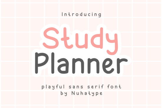 Studdy Planner Font